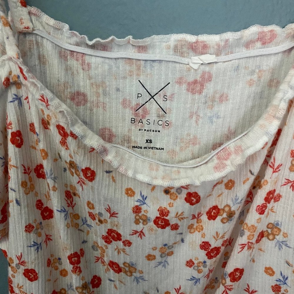 Pacsun Ribbed Crop Tank Top - Picture 3 of 4